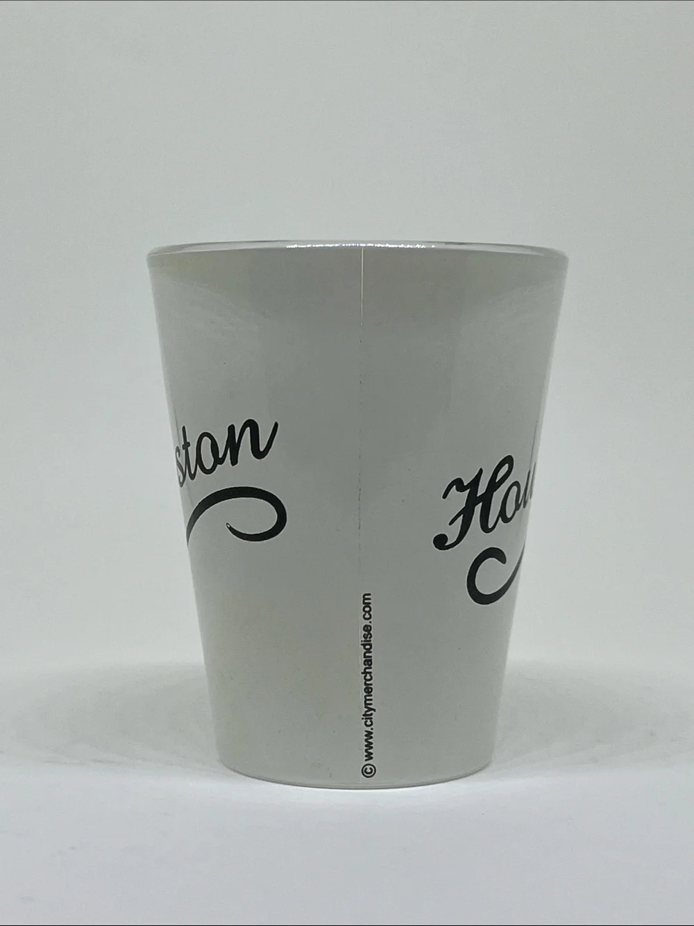 Houston White Ceramic Shot Cup